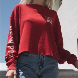 Brandy Melville Newport Beach Red Thermal